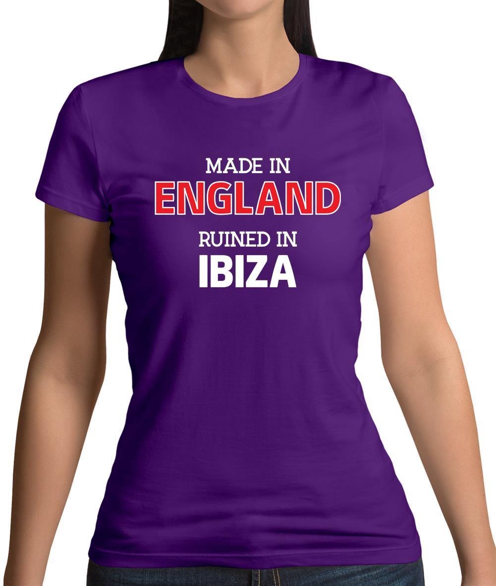 Ruined In Ibiza Womens T-Shirt