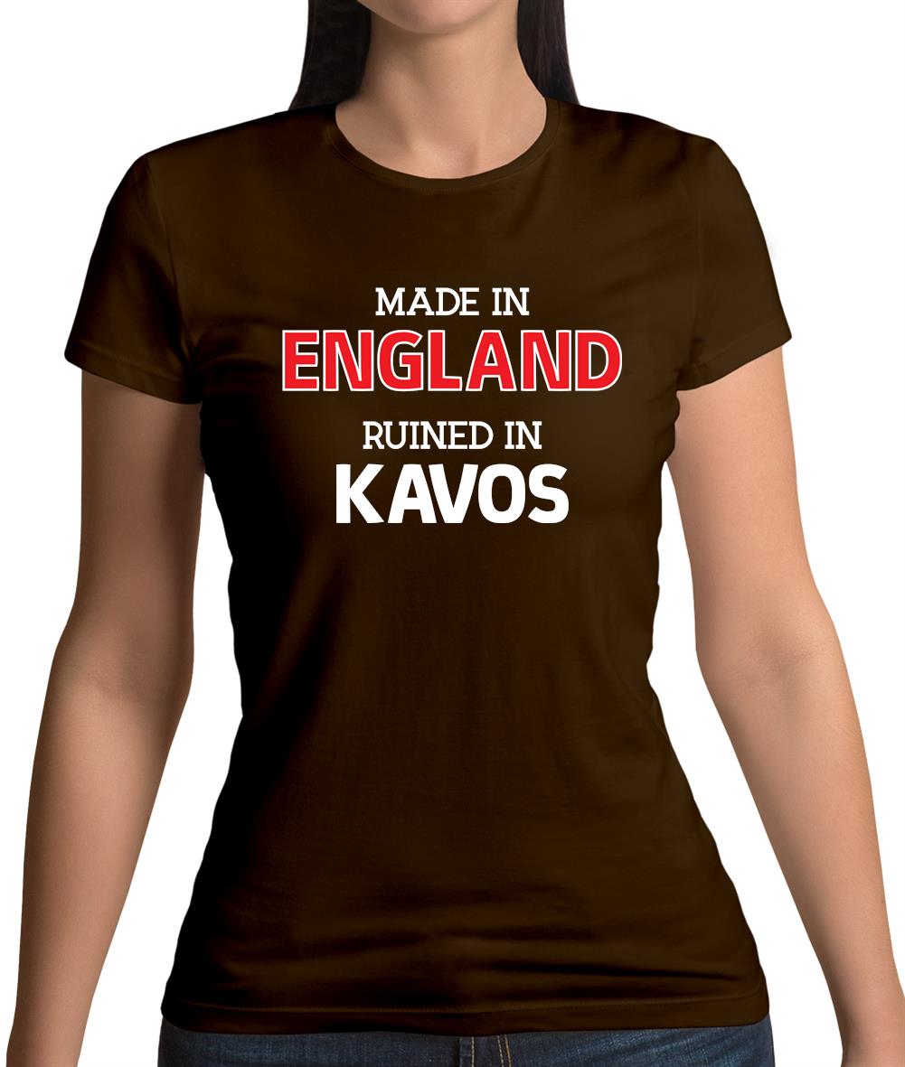 Ruined In Kavos Womens T-Shirt