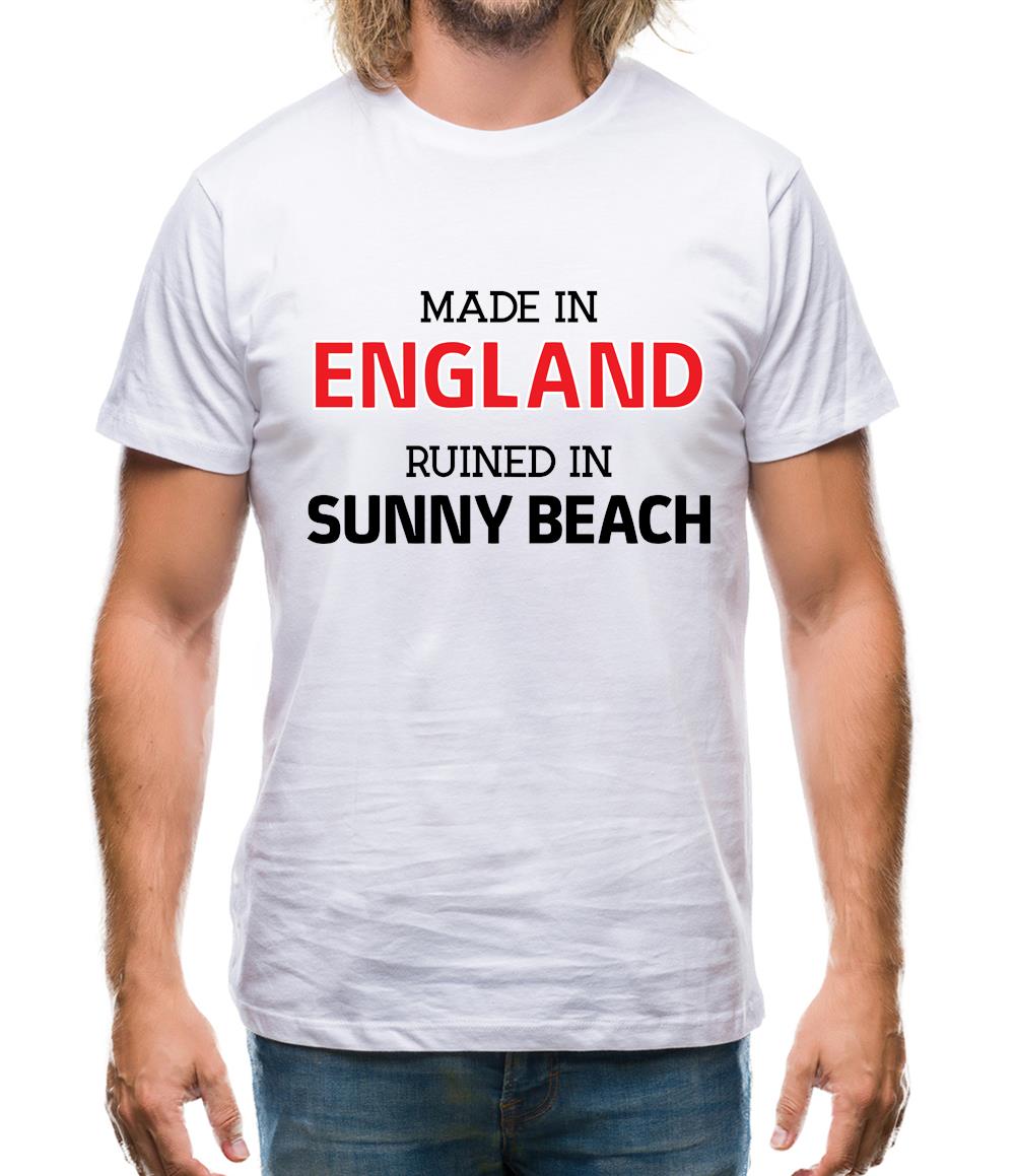 Ruined In Sunny Beach Mens T-Shirt