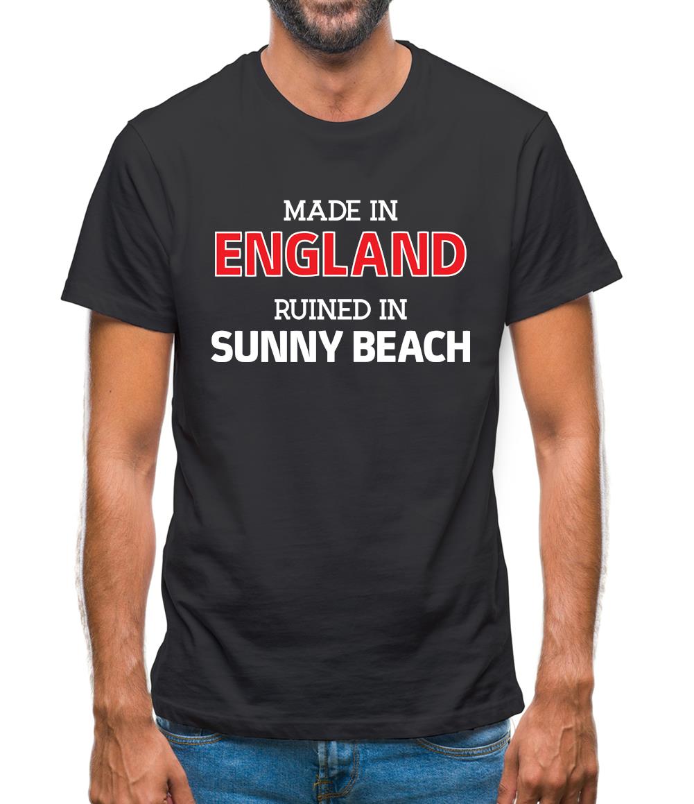 Ruined In Sunny Beach Mens T-Shirt