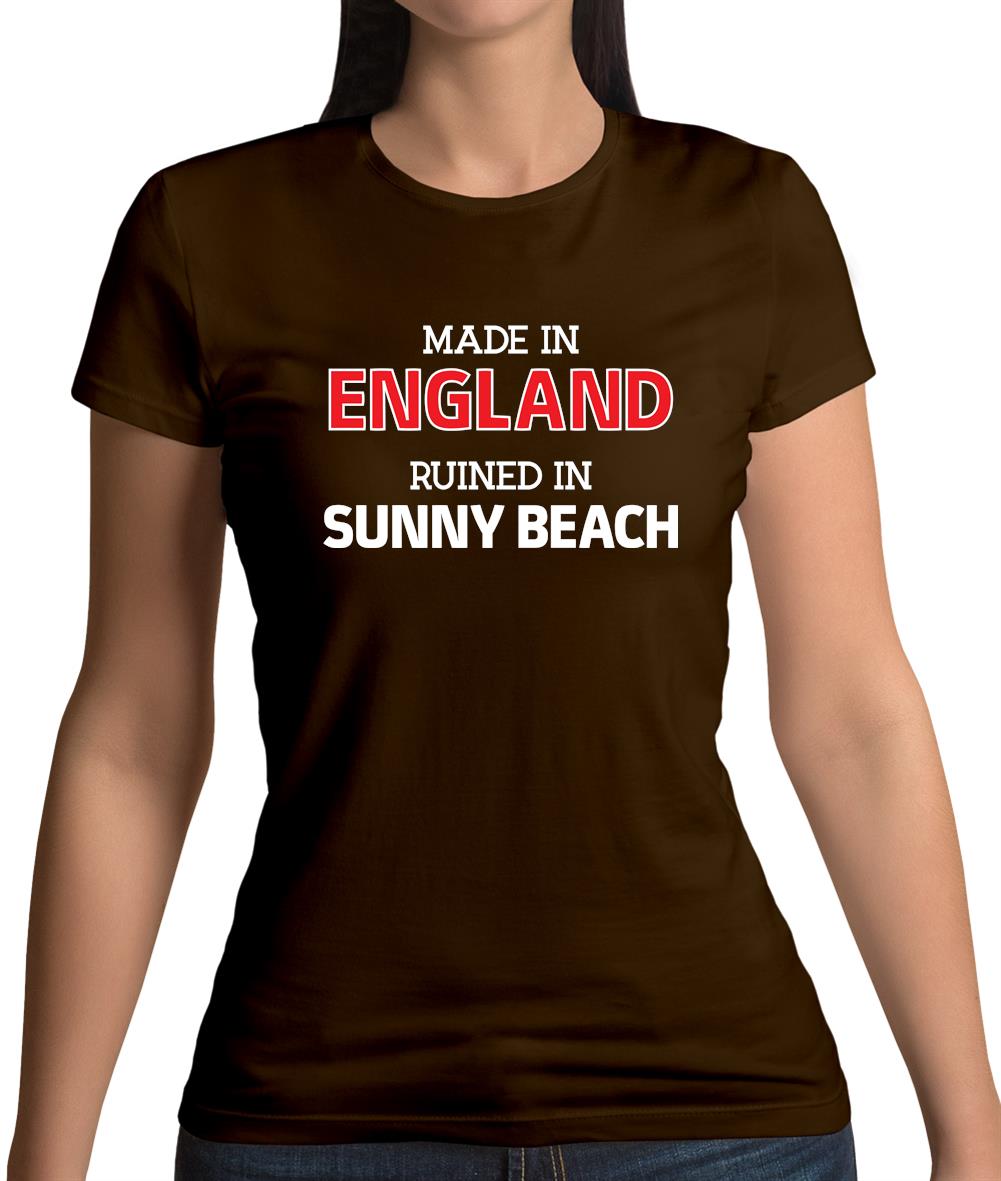 Ruined In Sunny Beach Womens T-Shirt