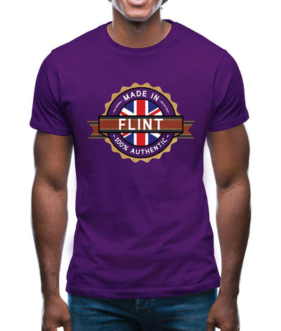Made In Flint 100% Authentic Mens T-Shirt
