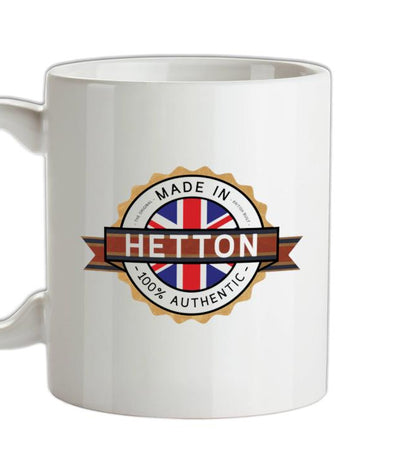 Made In HETTON 100% Authentic Ceramic Mug