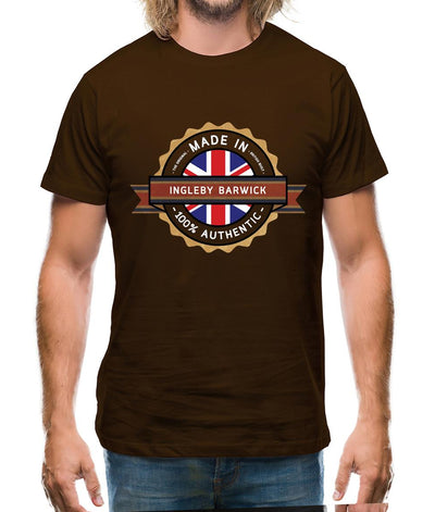 Made In Ingleby Barwick 100% Authentic Mens T-Shirt