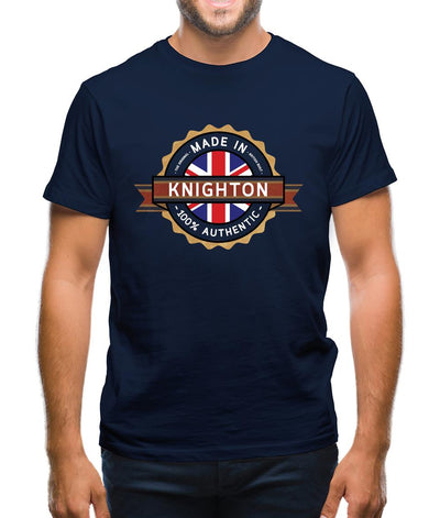 Made In Knighton 100% Authentic Mens T-Shirt