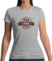 Made In Leek 100% Authentic Womens T-Shirt
