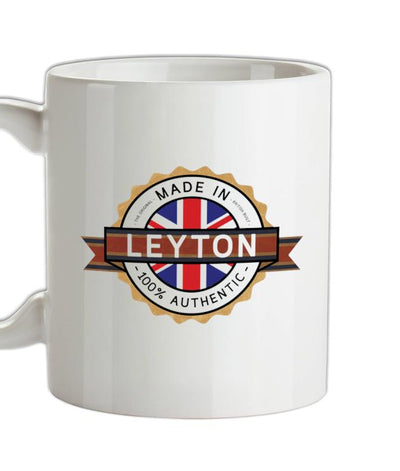 Made In LEYTON 100% Authentic Ceramic Mug