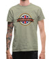 Made In Llanwrtyd Wells 100% Authentic Mens T-Shirt