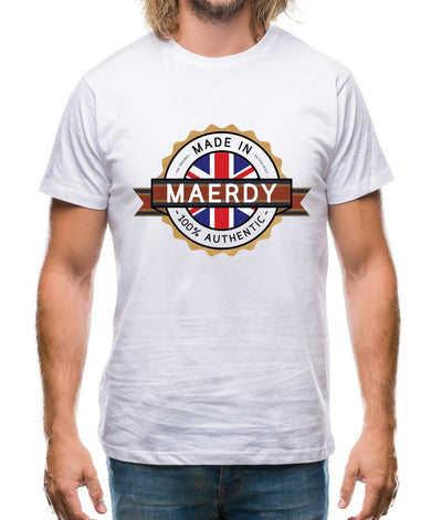 Made In Maerdy 100% Authentic Mens T-Shirt