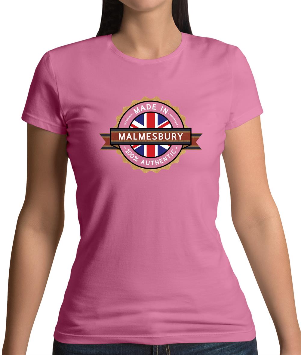 Made In Malmesbury 100% Authentic Womens T-Shirt