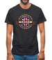 Made In Masham 100% Authentic Mens T-Shirt