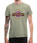 Made In Medlar With Wesham 100% Authentic Mens T-Shirt