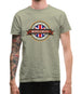 Made In Middlewich 100% Authentic Mens T-Shirt