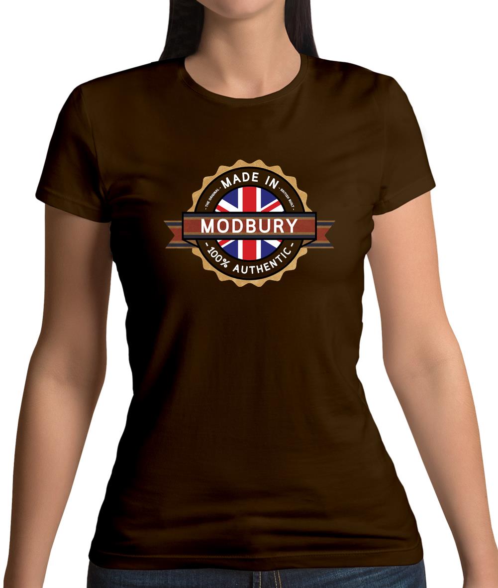 Made In Modbury 100% Authentic Womens T-Shirt