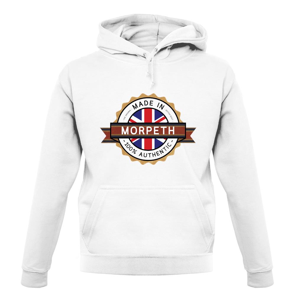 Made In Morpeth 100% Authentic unisex hoodie