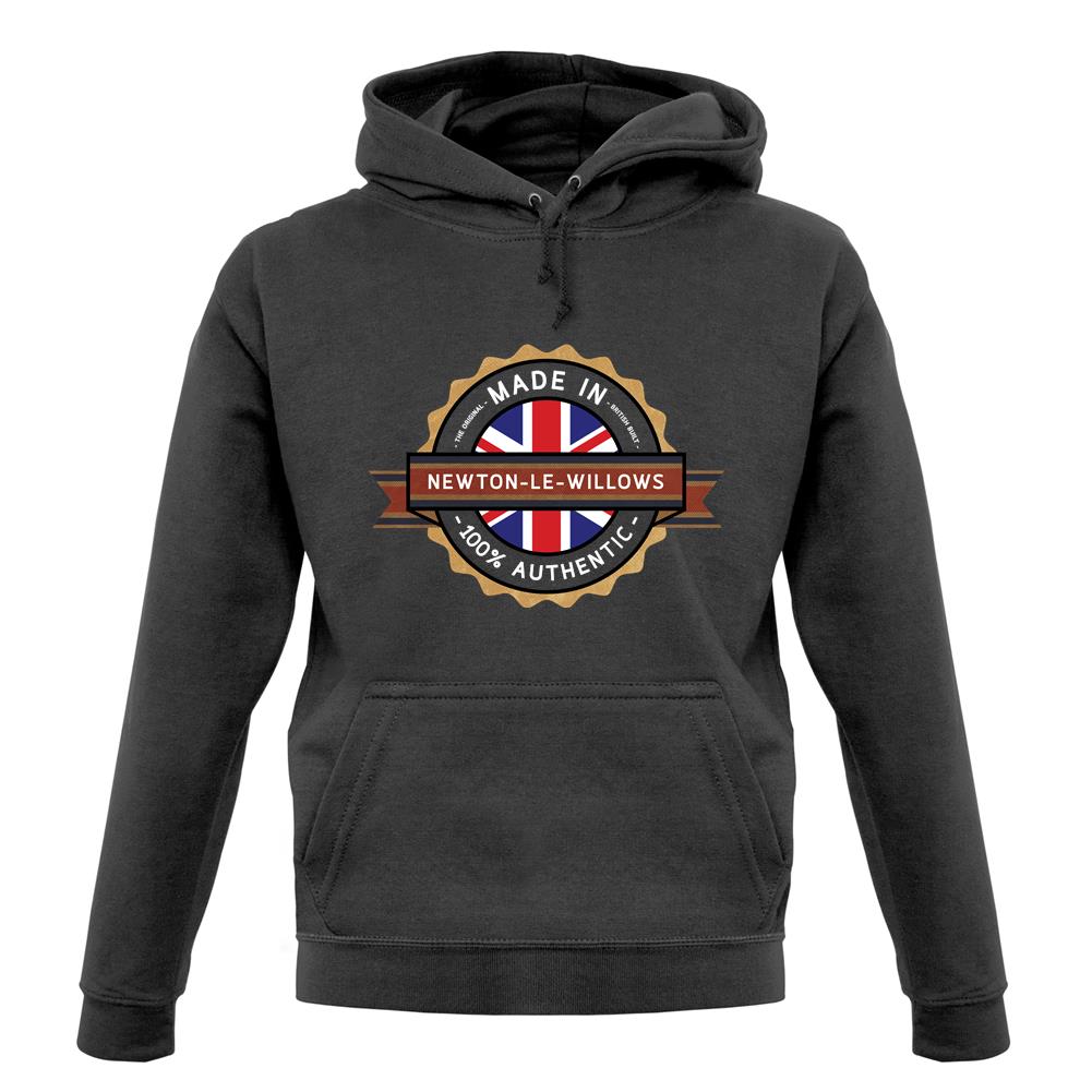 Made In Newton-Le-Willows 100% Authentic unisex hoodie