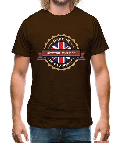 Made In Newton Aycliffe 100% Authentic Mens T-Shirt