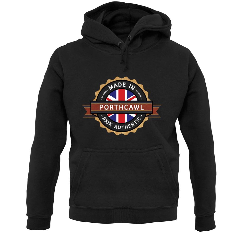 Made In Porthcawl 100% Authentic Unisex Hoodie