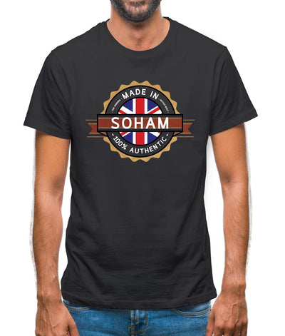 Made In Soham 100% Authentic Mens T-Shirt