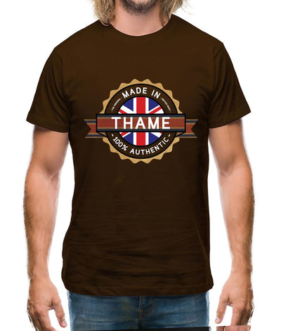 Made In Thame 100% Authentic Mens T-Shirt