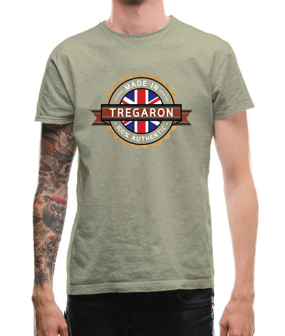 Made In Tregaron 100% Authentic Mens T-Shirt
