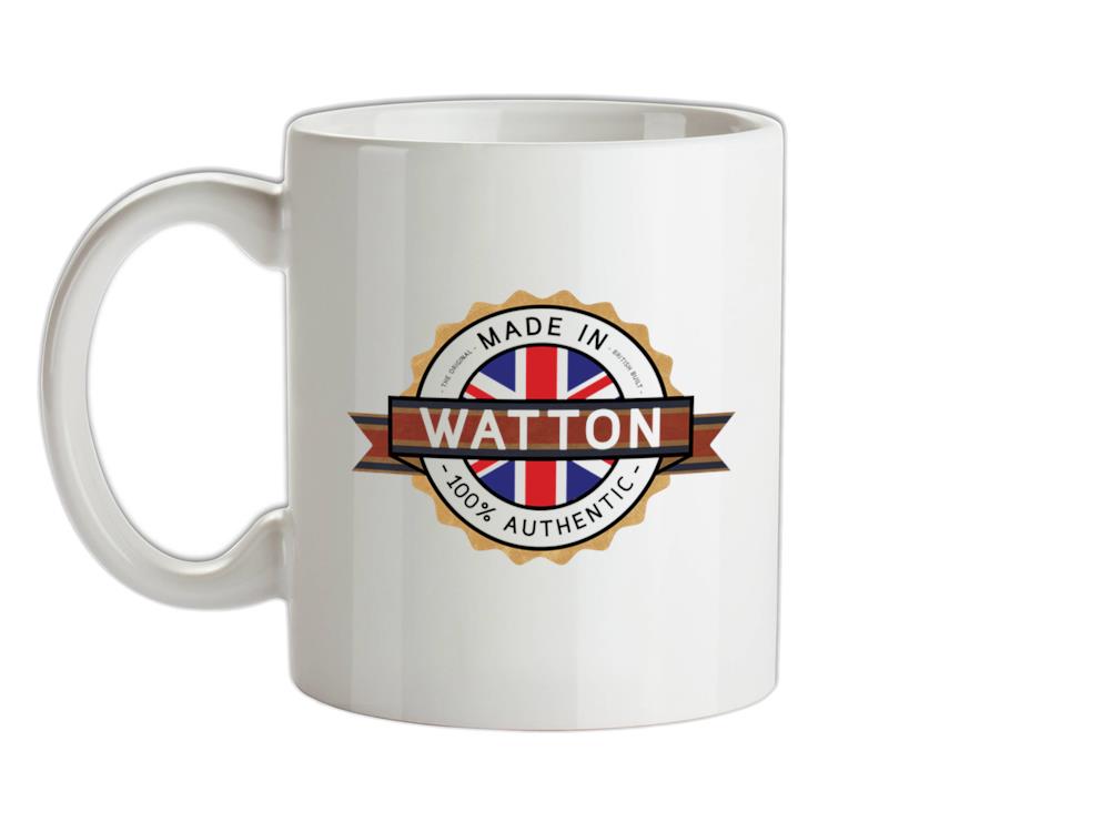 Made In WATTON 100% Authentic Ceramic Mug