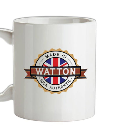 Made In WATTON 100% Authentic Ceramic Mug
