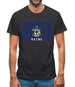 Maine Barcode Style Flag Mens T-Shirt