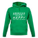 American Football Makes Me Happy You, Not So Much unisex hoodie