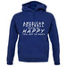 American Football Makes Me Happy You, Not So Much unisex hoodie