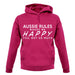 Aussie Rules Makes Me Happy, You Not So Much unisex hoodie