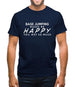 Base Jumping Makes Me Happy, You Not So Much Mens T-Shirt