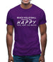 Beach Volleyball Makes Me Happy, You Not So Much Mens T-Shirt