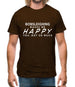 Bobsleighing Makes Me Happy, You Not So Much Mens T-Shirt