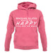 Brazilian Jiu-Jitsu Makes Me Happy unisex hoodie