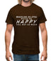 Brazilian Jiu-Jitsu Makes Me Happy Mens T-Shirt