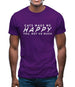 Cats Makes Me Happy You, Not So Much Mens T-Shirt