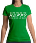 Cats Makes Me Happy You, Not So Much Womens T-Shirt