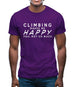 Climbing Makes Me Happy You, Not So Much Mens T-Shirt