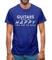 Guitars Makes Me Happy, You Not So Much Mens T-Shirt