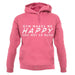 Gym Makes Me Happy You, Not So Much unisex hoodie