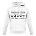 Cross Stitch Makes Me Happy, You Not So Much unisex hoodie