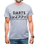 Darts Makes Me Happy, You Not So Much Mens T-Shirt