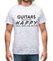 Guitars Makes Me Happy, You Not So Much Mens T-Shirt