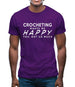 Crocheting Makes Me Happy, You Not So Much Mens T-Shirt