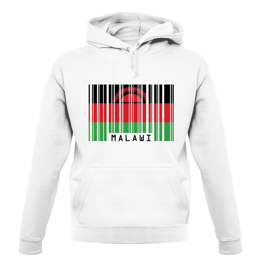 Malawi Barcode Style Flag unisex hoodie