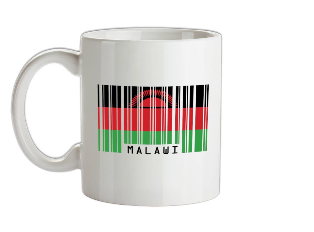 Malawi Barcode Style Flag Ceramic Mug