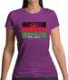 Malawi Barcode Style Flag Womens T-Shirt