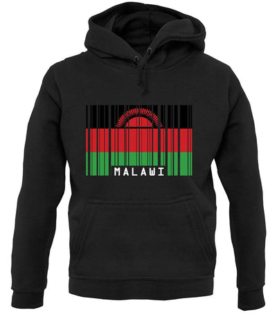Malawi Barcode Style Flag unisex hoodie