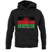 Malawi Barcode Style Flag unisex hoodie
